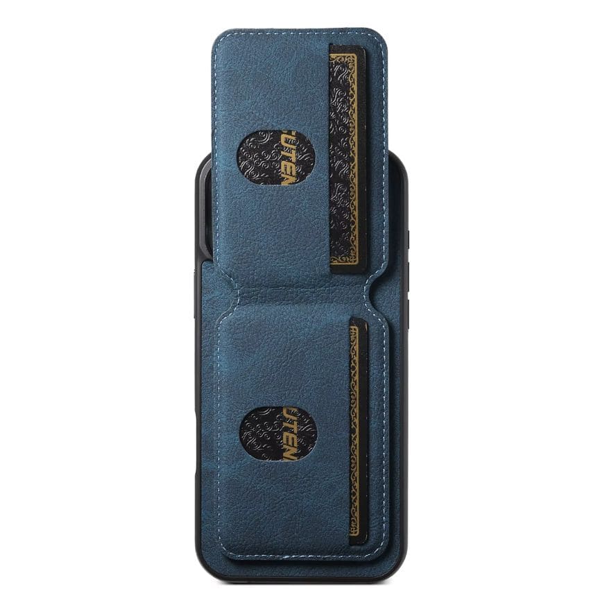 Premium-Leder-Wallet-Hülle – MagSafe-kompatibel (iPhone 12–17)