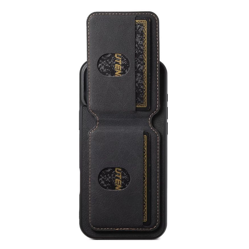 Premium-Leder-Wallet-Hülle – MagSafe-kompatibel (iPhone 12–17)