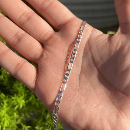 925er Silber Italien Armband mit 4 mm Zirkonia