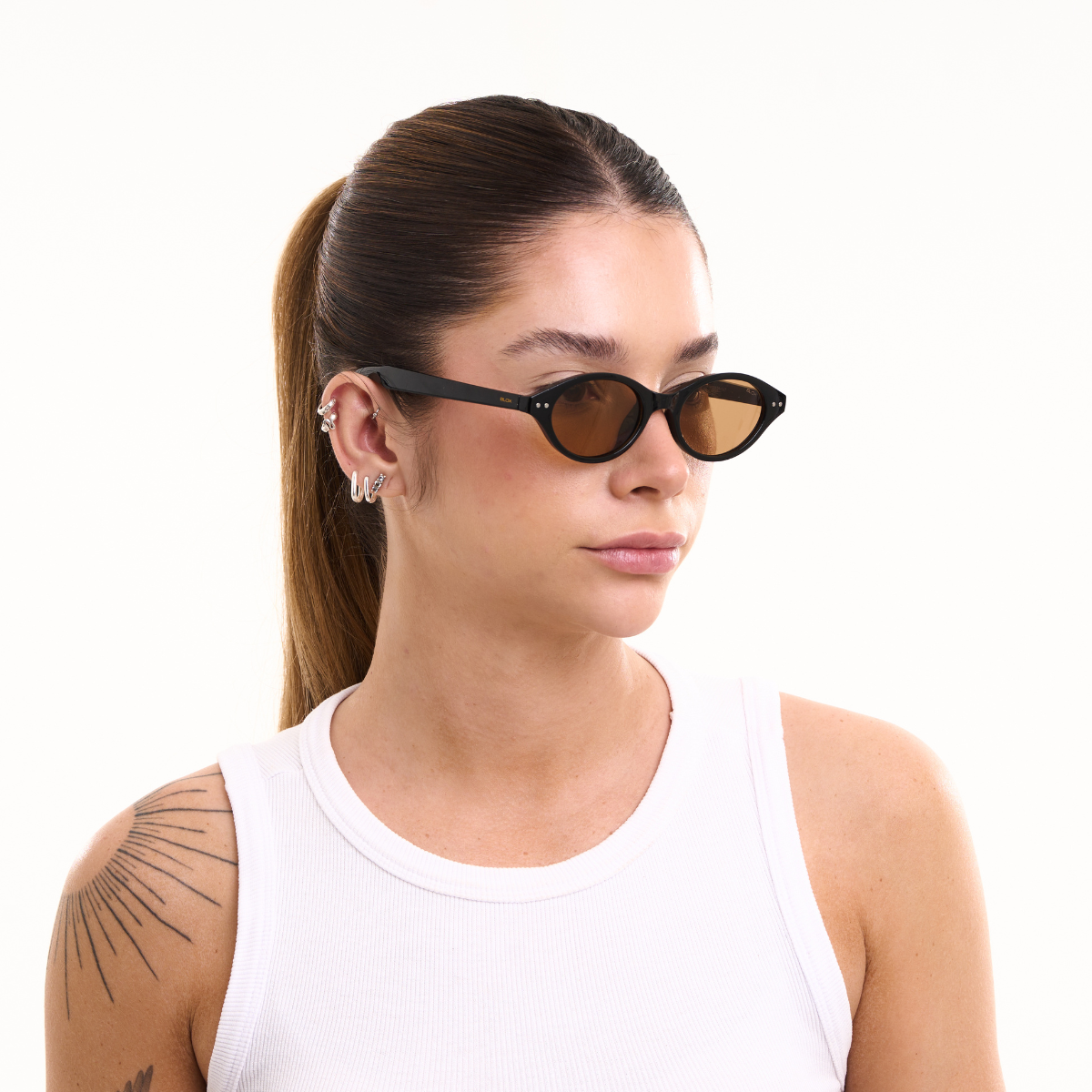 Olinda Cat Eye Sunglasses · Signed by Ambreux