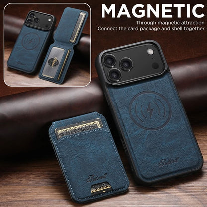 Premium-Leder-Wallet-Hülle – MagSafe-kompatibel (iPhone 12–17)