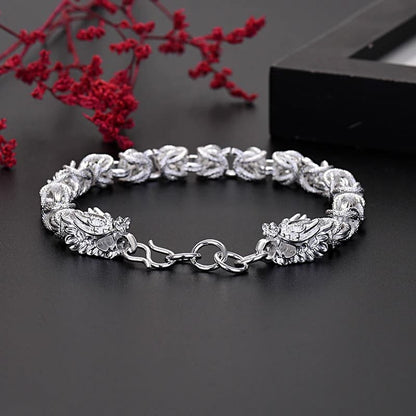 925er Silber Armband Norwegen - 20 g mit Zirkonia
