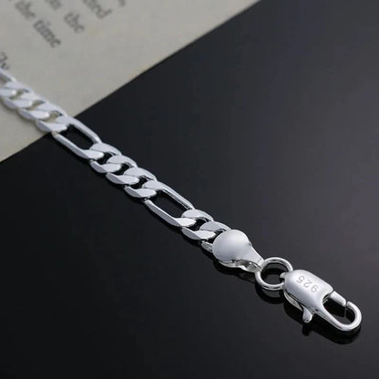 925er Silber Italien Armband mit 4 mm Zirkonia