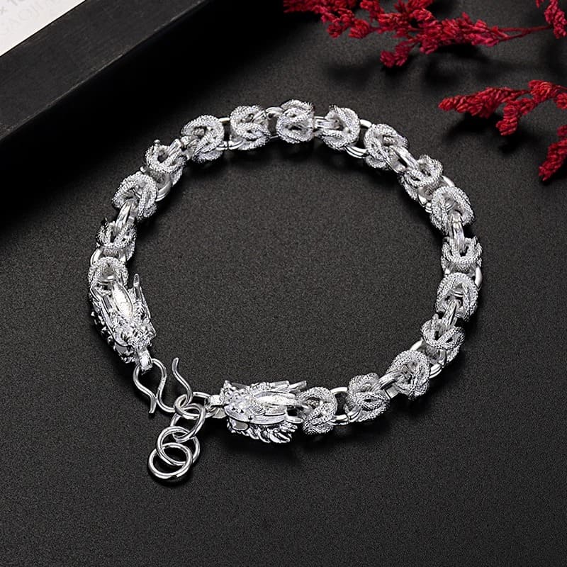 925er Silber Armband Norwegen - 20 g mit Zirkonia
